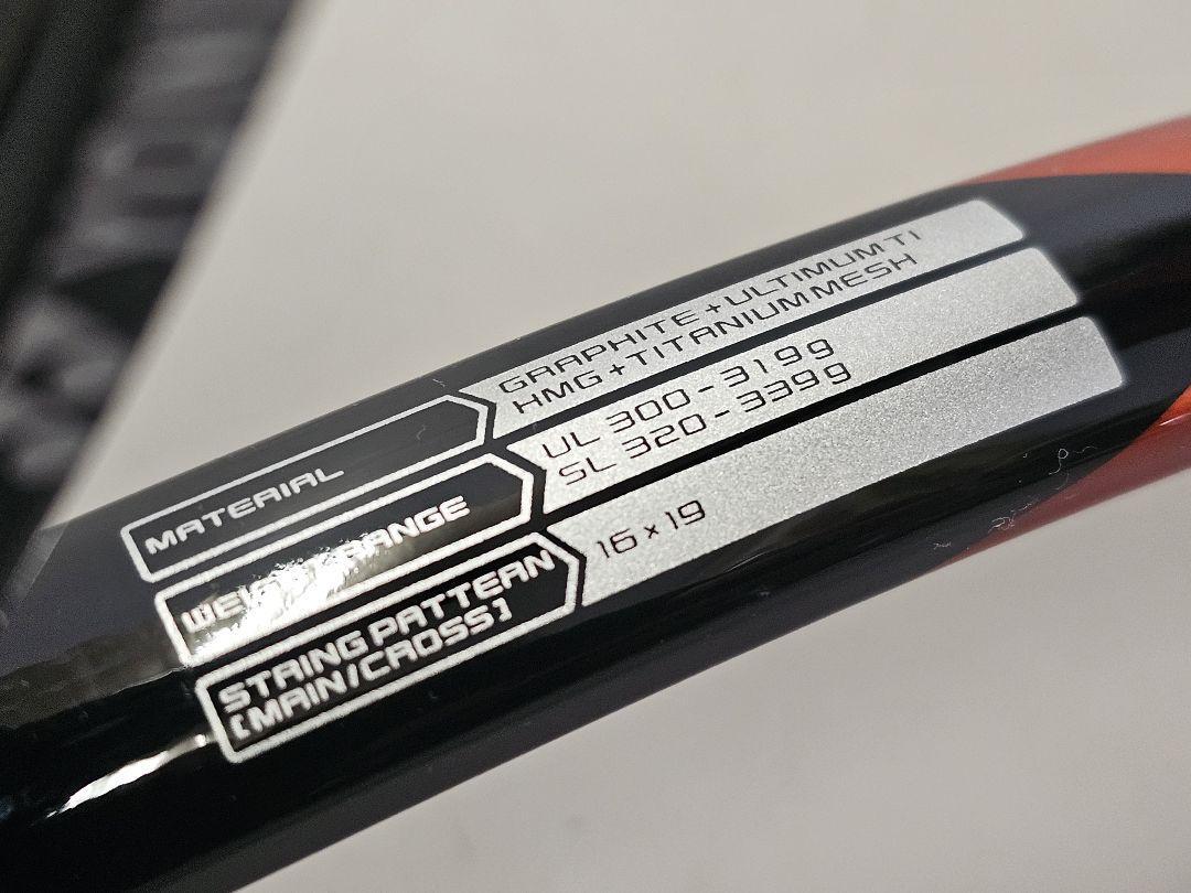 YONEX ULTIMUM RD Ti 80 UL2 4 1/4 tennis racket multicolor Used