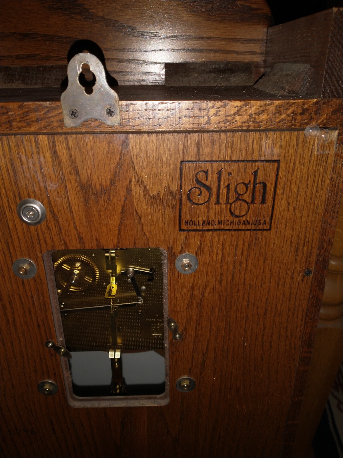 VINTAGE SLIGH WIND WALL CLOCKVERY GOOD CONDITION eBay