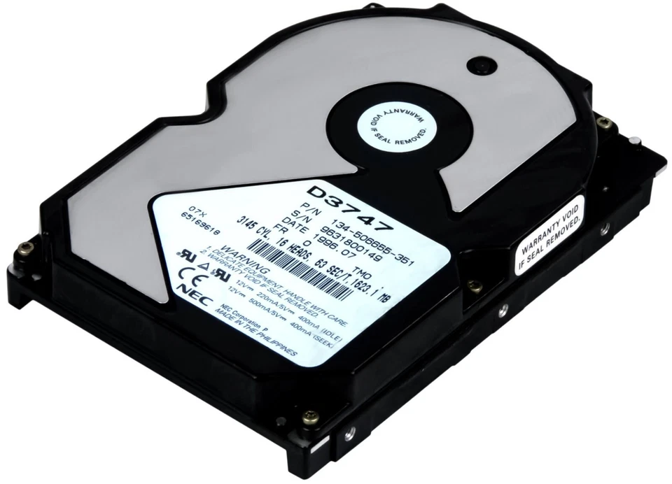 Hard Drive NEC D3747 1.68GB 4500U/Min 384KB Cache Pata Ata Ide 3.5 " Inch - Image 3 of 3