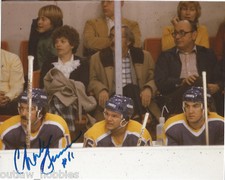 Los Angeles Kings Charlie Simmer Autographed Signed 8x10 NHL Photo COA 