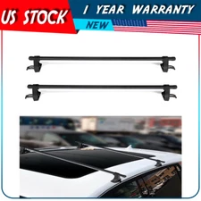 2 x 54" Universal Top Roof Rack Cross Bar Luggage For 4 Door Car SUV Truck Jeep