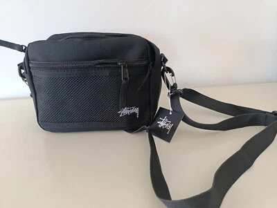 Stussy Umhängetasche Schulter Tasche Shoulder Bag Schwarz