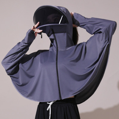 Women's Sunscreen Coats Uv Protection Breathable Ice Silk Sunscreen Shirt