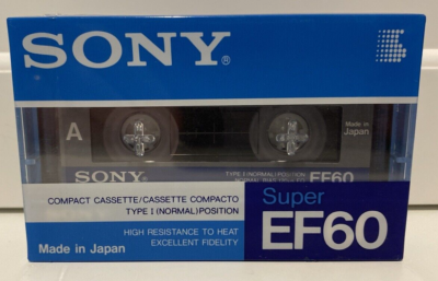 Sony HF-S 60 Rare Vintage Audio Cassette Tape 1992
