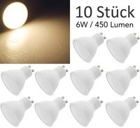 "CT23142 10Er Pack Led Strahler GU10 \"H50 Promo1\" Warmweiß"