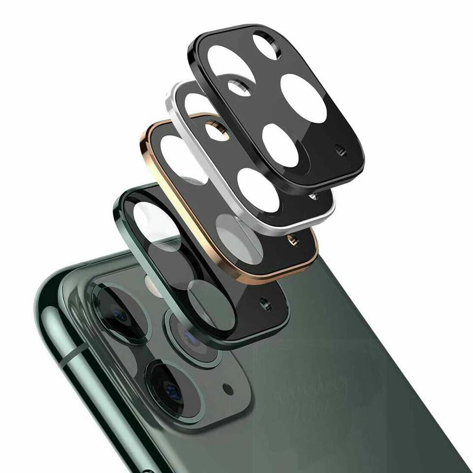 Protector de pantalla de lente de cámara con cubierta de vidrio templado para iPhone 15 14 13 12 11 Foto 3 de 4