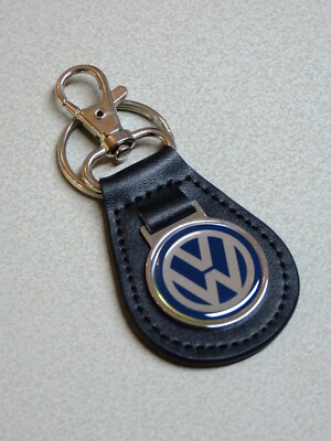 Original VW Leder Schlüsselanhänger Volkswagen Keyholder Anhänger Geschenk NEU