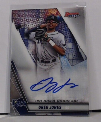 2019 BOWMANS BEST GREG JONES AUTO # 19 RAYS MSK