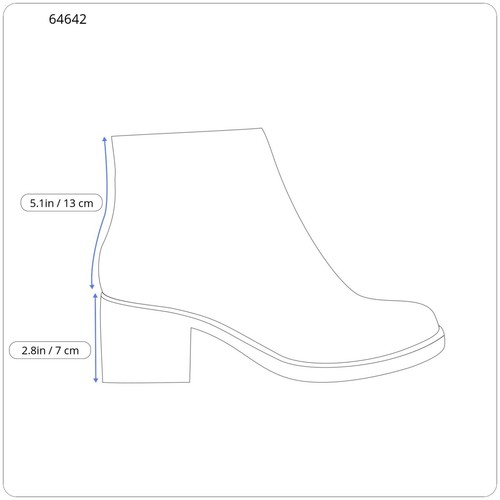 Sandro Sacha Zapatos Mujer Eu 36 / UK 3.5 Botines de Cuero Zip Fly Tacón Black - Imagen 3 de 7