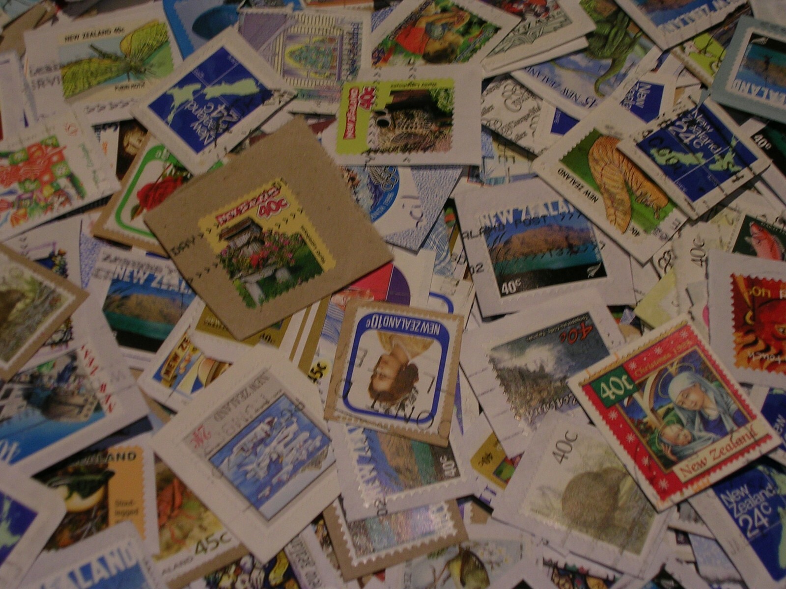 NEW ZEALAND KILOWARE 250 grams stamp mixture eBay