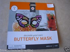 New  Decorate Your Own Butterfly Mask Party Time Birthday Wedding party