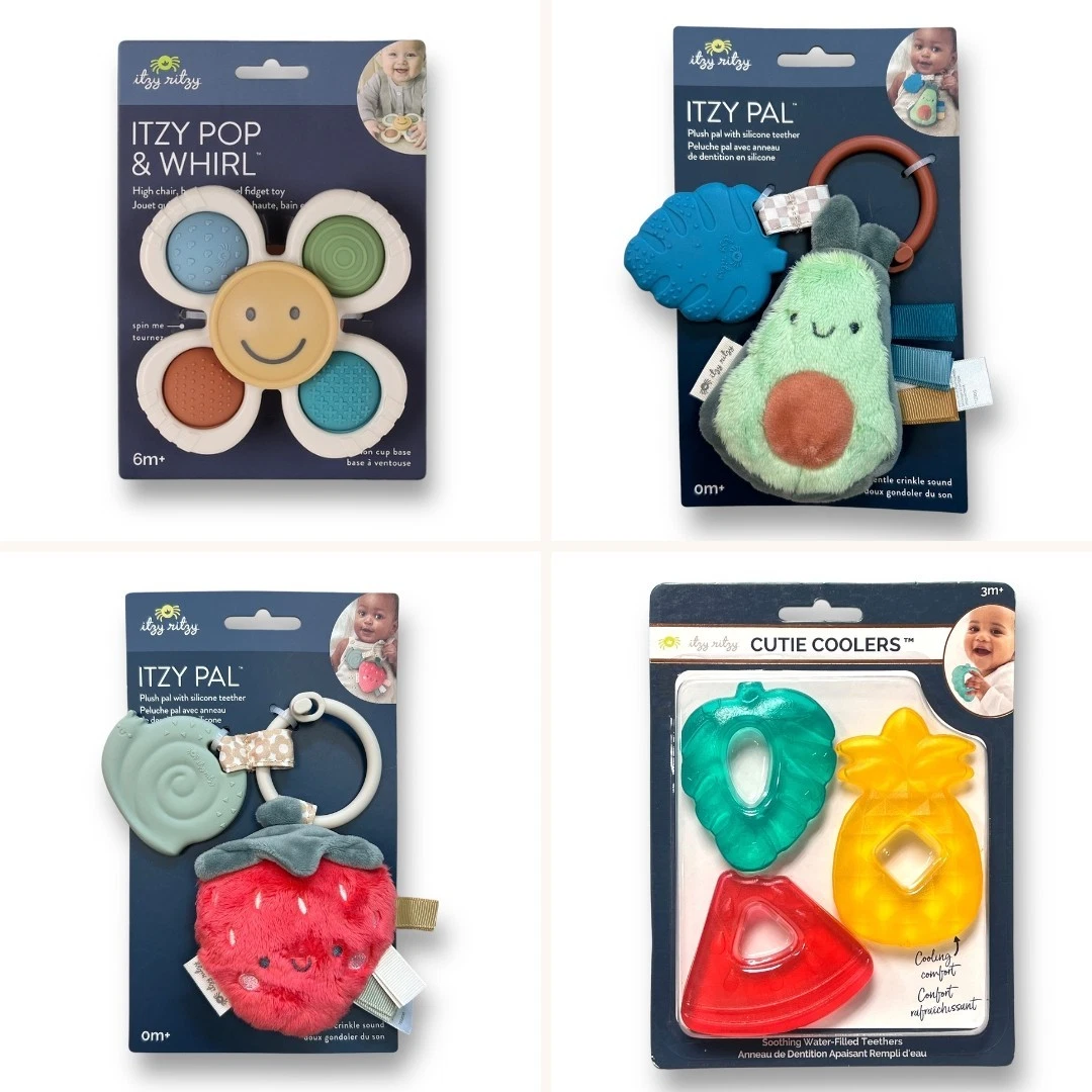 NEW! Itzy Ritzy Collection of 4 Baby Teethers and Sensory Toys
Opens in a new window or tab
