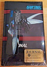 1992 Star Trek the Next Generation Journal with bookmark still wrapped Vintage