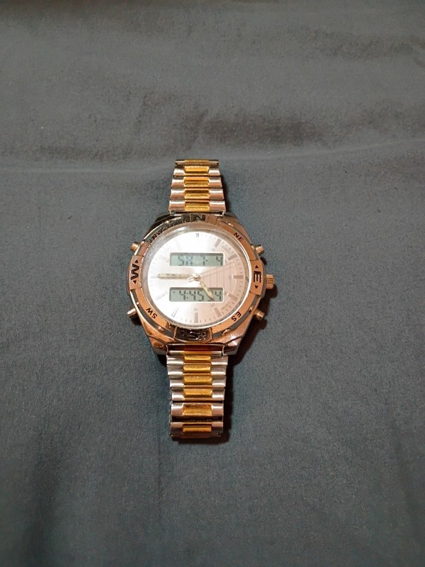 Double Watch Silver Watch