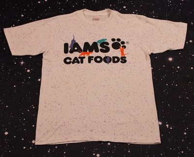 Vintage Iams Cat Food Promo T-shirt - X-Large - Alore, Made in USA