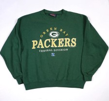 Vintage Green Bay Packers Sweatshirt Large Mens NFL Crewneck Pullover USA 90s