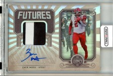 2020 Panini Legacy Zack Moss Futures Patch Autograph 031/299