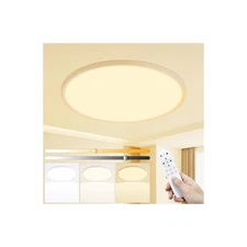 16 Inch Flush Mount Ceiling Light,32W Ultra-Thin Modern Round Light Fixture w...