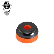 ORIGINAL LOWRIDER Black Springer Fork Head Ring & Orange Rubber 32mm Universal.