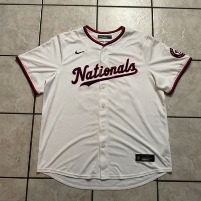 Josiah Gray Washington Nationals Nike Limited Home Jersey Men's XL