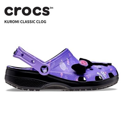 Crocs Kuromi Classic Clog Sanrio Jibbitz Unisex Japan New
