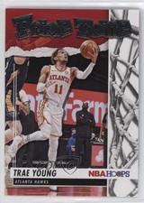 2021-22 Panini NBA Hoops Prime Twine Trae Young #24 9l4
