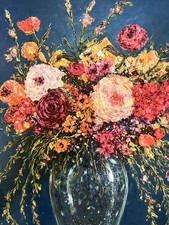 floral artwork 13x19 Framed Home Decor.