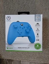 NEW IN BOX Power A XBOX Wired Controller-Blue