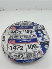 Southwire 100ft Romex  14/2 With Ground Electrical Wire, White - 28827423