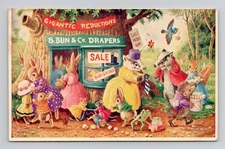 The Sale a/s Racey Helps Medici Society, Vintage Postcard A4