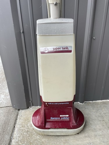 Vintage Hoover Super Tank Shampoo Polisher Model F4255 Works NL