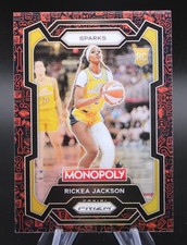 2024 Panini Prizm Monopoly WNBA #63 Rickea Jackson Red Classic Icons Prizms