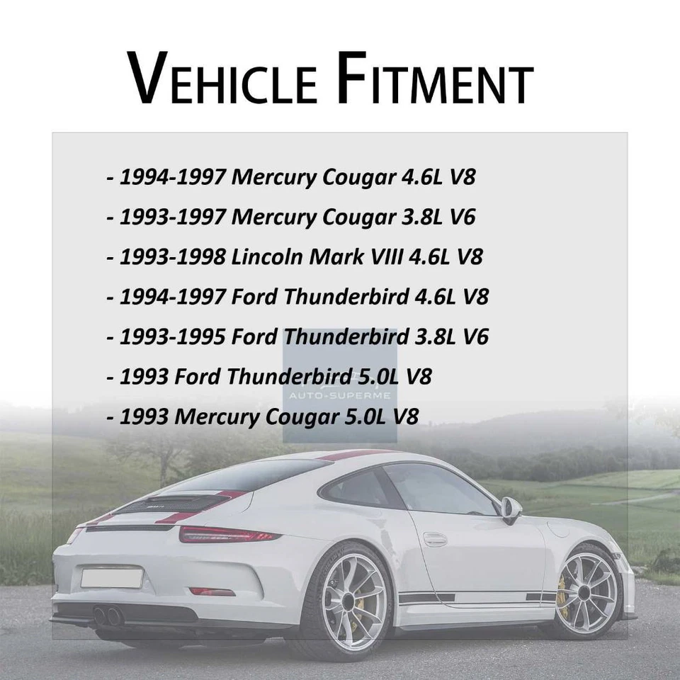 Juego de manguera de freno trasero 2x para Lincoln Mark VIII 1993-1998 4,6 L Foto 2 de 4