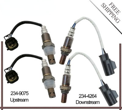 4Pcs Up&Downstream Oxygen Sensor For Land Rover LR3 Range Rover Sport 2007-2009