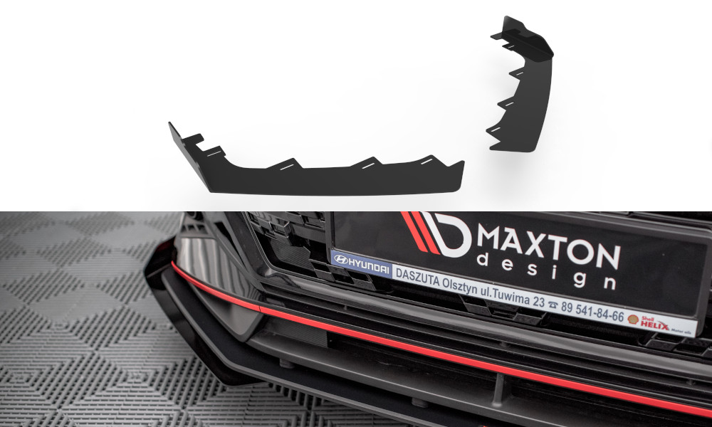 Flaps avant Hyundai i20 N Mk3 Maxton finition carbone premium