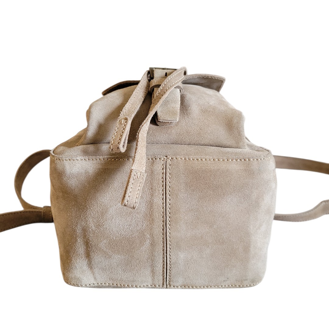 PRADA Shoulder Bag Suede Beige Auth 162513 thumbnail 7