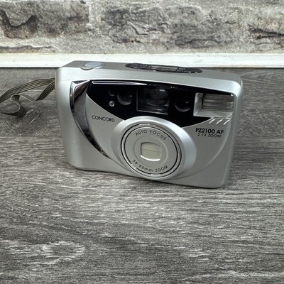 Concord PZ2100 AF   Kompakte APS-Filmkamera | Autofokus | 38 80 mm Zoom | Silber
