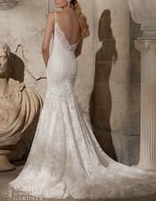 Mori Lee Wedding Dress - 2704 - Champagne Colour - UK Size 12