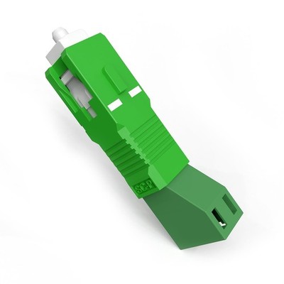 Glasfaser Adapter LC/APC Buchse auf SC/APC Stecker Singlemode 9/125um Simplex