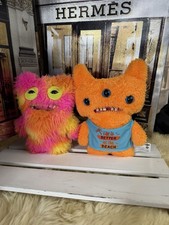 Lot Of 2 Zuru Fuggler Vacay Vibes 9-inch plush toys Reek-o  Mr Buttons