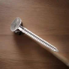 GRIP RITE 1 -1/2" Ring Shank, 304 SS Roofing / Siding Nails 5LB Box, MAXN62460