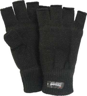 Halbfinger Handschuh  mit Thinsulate Futter in 2 Farben Handschuhe