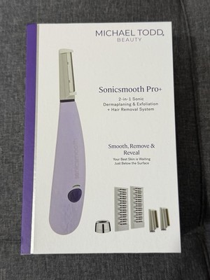 Michael Todd Beauty Sonicsmooth Pro+ Sonic Dermaplaning System - Color Purple