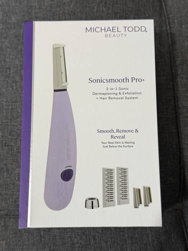 Michael Todd Beauty Sonicsmooth Pro+ Sonic Dermaplaning System - Color Purple