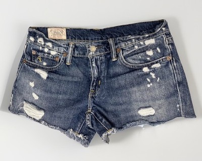 Polo Ralph Lauren Vintage women mini light wash shorts ,size:26