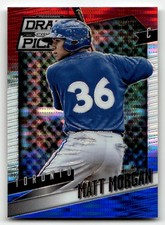 2014 Prizm Perennial Draft Picks #32 Matt Morgan Red White and Blue Pulsar