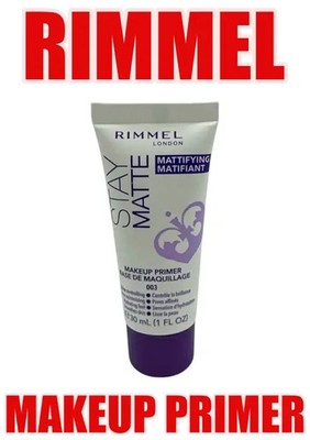RIMMEL Stay Matte Mattifying Hydrating Oil-Free Lightweight Makeup Primer 30ml