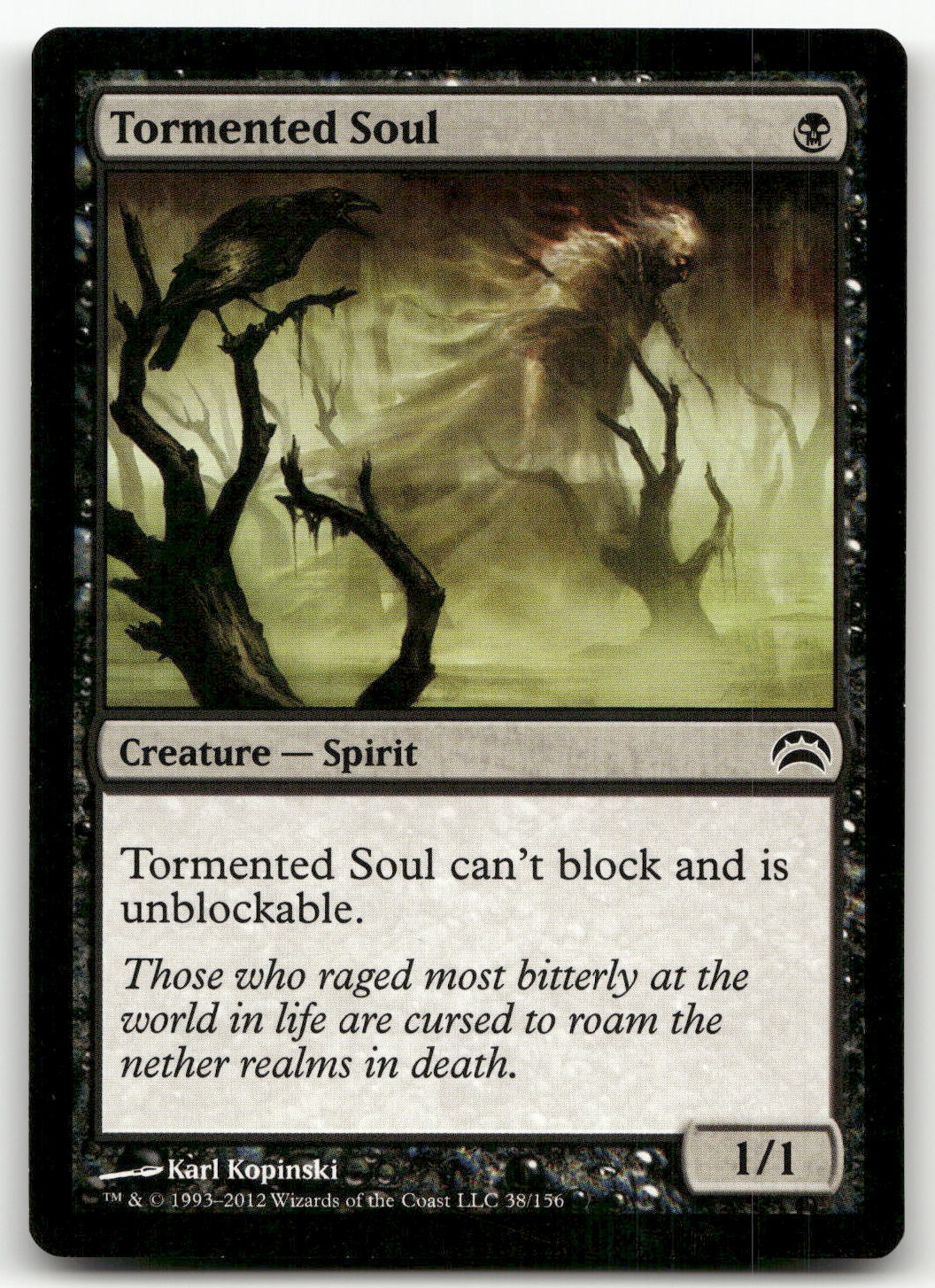 Tormented Soul #38 (NM) Planechase 2012 PC2 Magic MTG