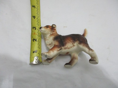 Vintage Border Collie Lassie Dog Ceramic Figurine Japan - 第 10/10 張圖片
