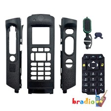 Black Repair Front Housing Case Cover for APX8000H Model 3.5 Radio With Keypad